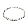 Sterling Silver 21cm Men's Curb Bracelet Bracelets Bevilles 