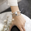 Sterling Silver Heart Shape Bracelet Bracelets Bevilles 