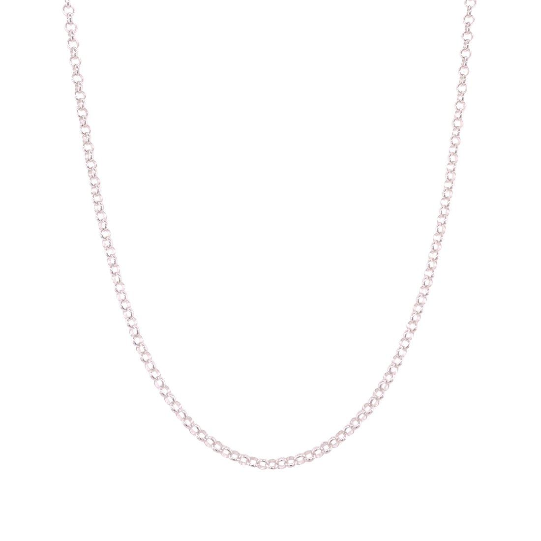 Sterling Silver 45cm Belcher Necklace