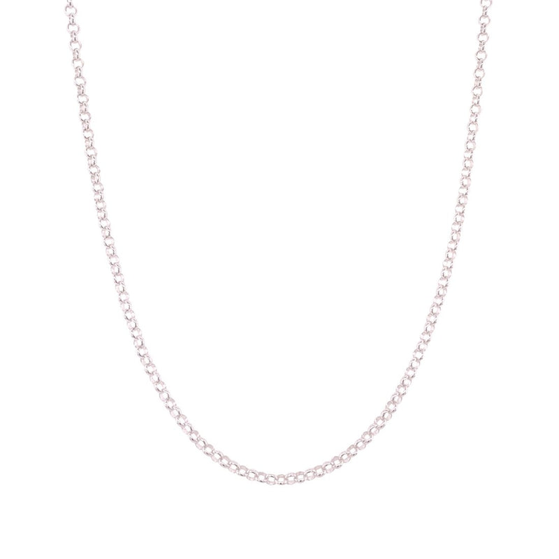 Sterling Silver 45cm Belcher Necklace Necklaces Bevilles 