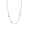 Sterling Silver Flat Curb Necklace 60cm Necklaces Bevilles 