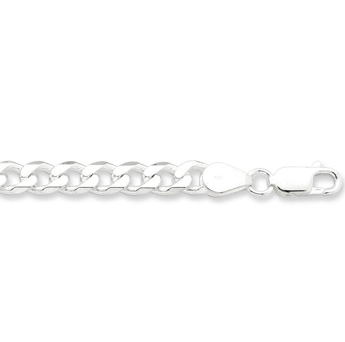 Sterling Silver 55cm Curb Chain Necklace Necklaces Bevilles 