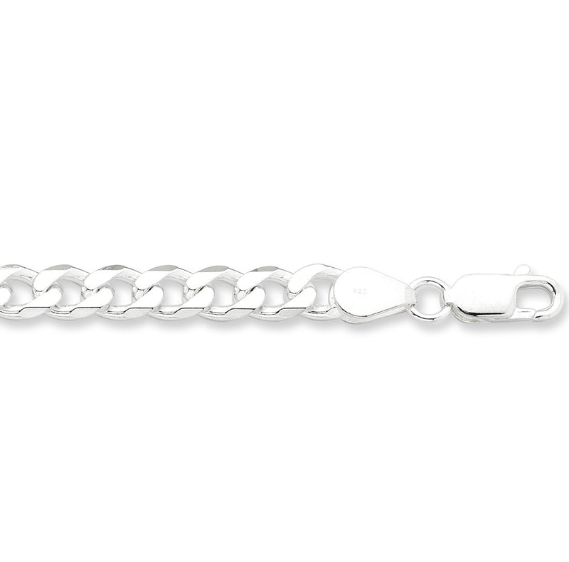 Sterling Silver 55cm Curb Chain Necklace Necklaces Bevilles 