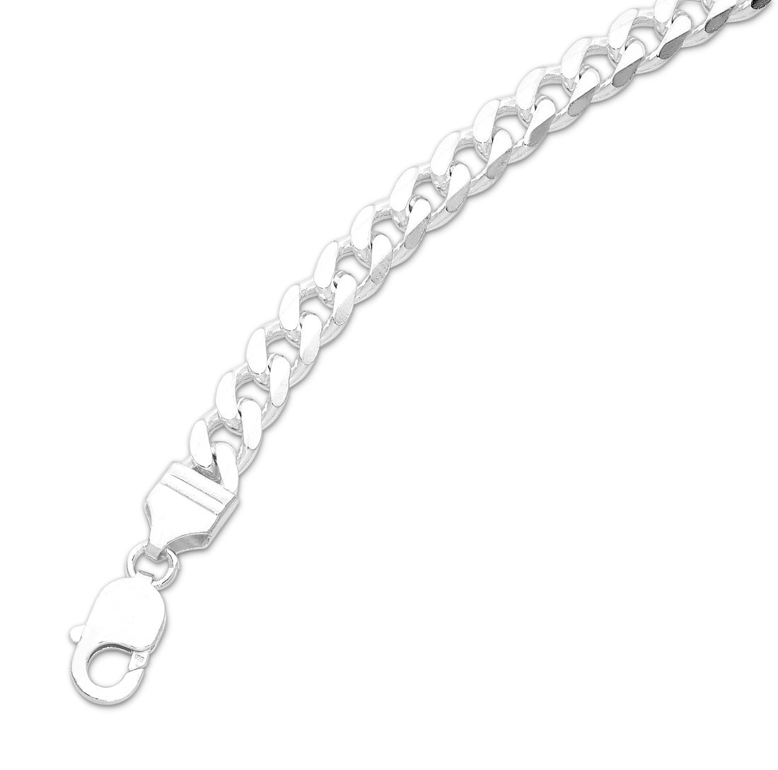 Sterling Silver Curb Chain Necklace Necklaces Bevilles 
