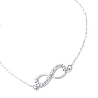 Sterling Silver Infinity Belcher Necklace Necklaces Bevilles 