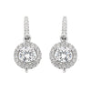 Sterling Silver Cubic Zirconia Hook Drop Earrings Earrings Bevilles 