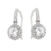 Sterling Silver Cubic Zirconia Hook Drop Earrings Earrings Bevilles 