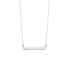 Sterling Silver Balance Bar Necklace Necklaces Bevilles 
