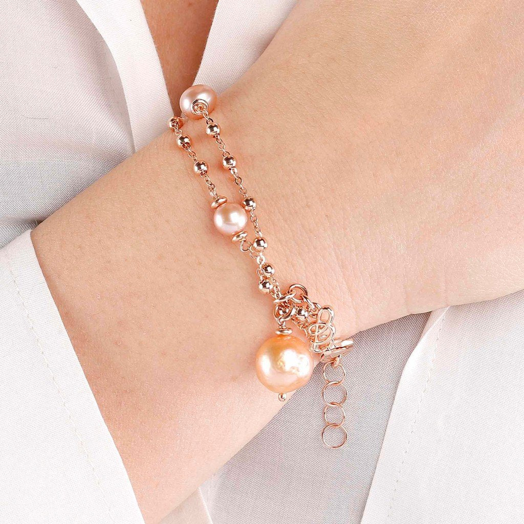 Bronzallure Pearl Rosary Bracelet Bracelets Bronzallure 