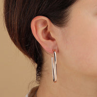 Bronzallure Semioval Earrings Earrings Bronzallure 