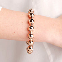 Bronzallure Beaded Chain Bracelet Bracelets Bronzallure 