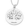 Personalised Sterling Silver Tree of Life Necklace Necklaces Bevilles 